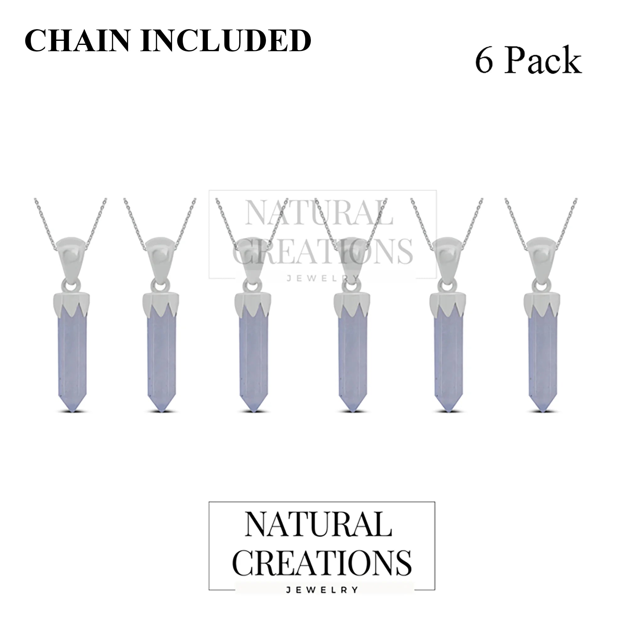 blue lace agate pendant