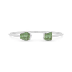 green tourmaline twister bracelet