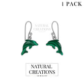 malachite earrings