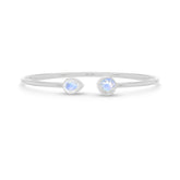 rainbow moonstone cut bracelet