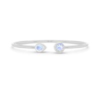 rainbow moonstone cut bracelet