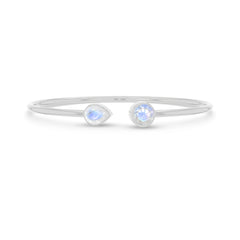 rainbow moonstone cut bracelet