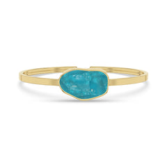 paraiba apatite rough bracelet