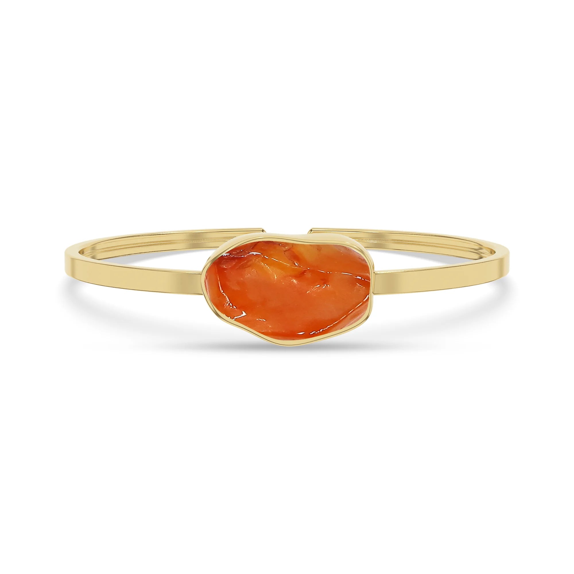 carnelian rough bracelet