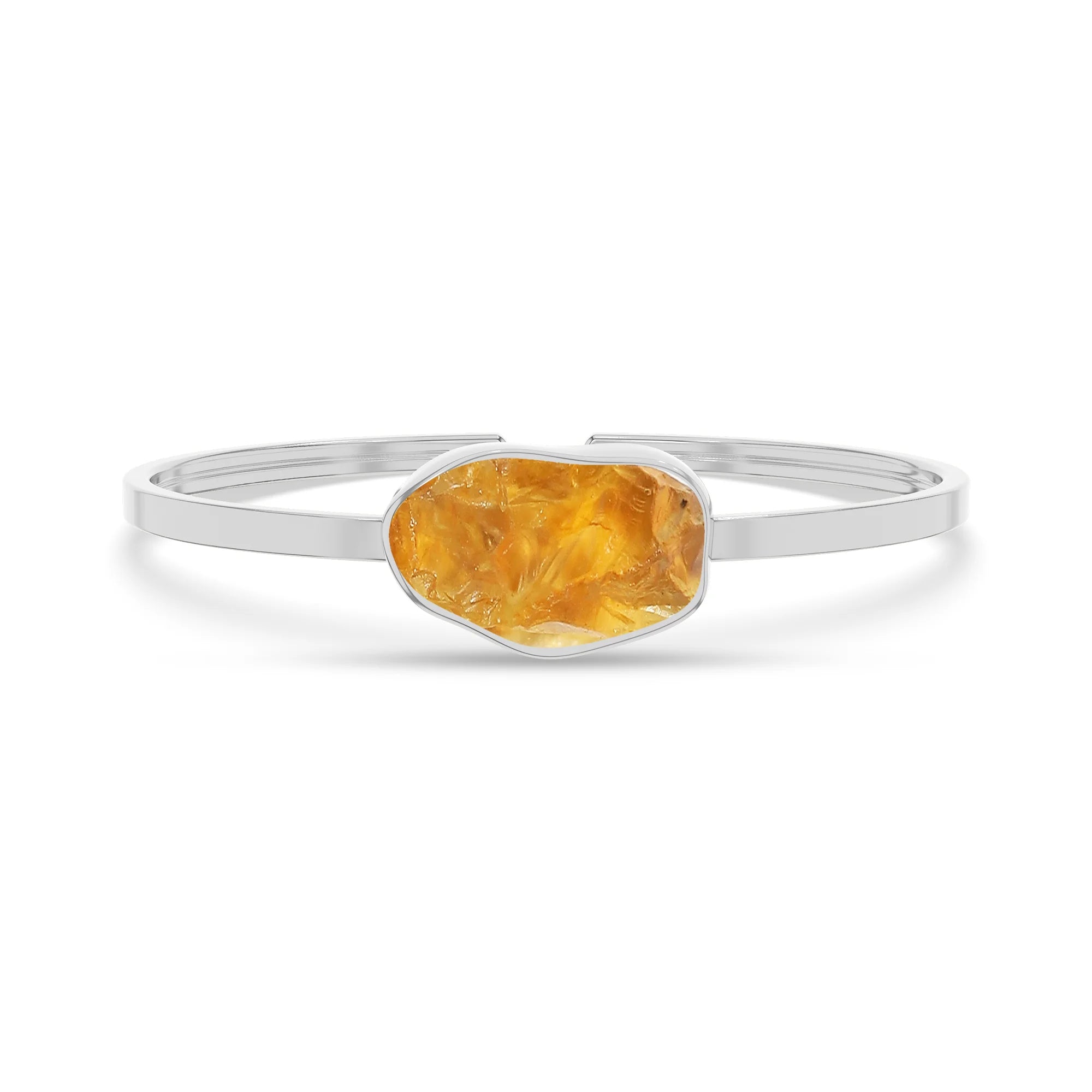 citrine rough bracelet