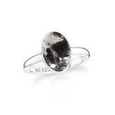 white-buffalo bezel-set ring