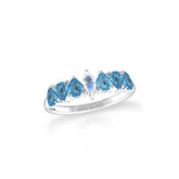 natural rainbow moonstone rings