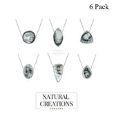 dendritic opal pendant