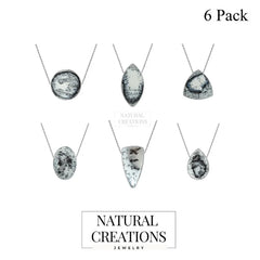 dendritic opal pendant