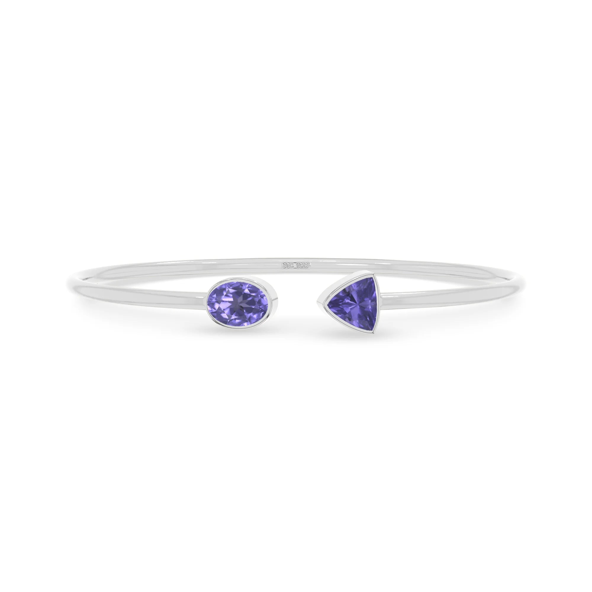 tanzanite cut bracelet