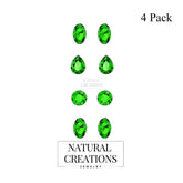 chrome diopside earrings