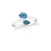 swiss blue topaz prong-set ring