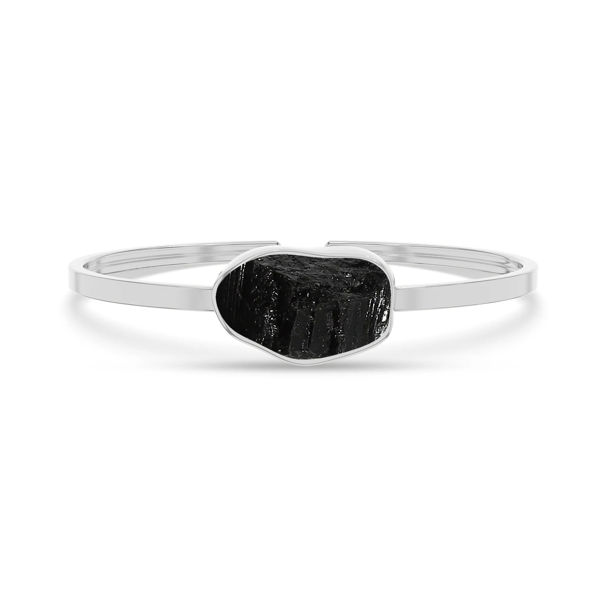 black tourmaline rough bracelet