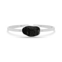 black tourmaline rough bracelet