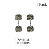 pyrite earrings