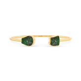 emerald twister bracelet