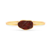 garnet rough bracelet