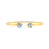 aquamarine cut bracelet
