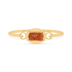 sunstone rough bracelet