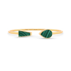 malachite cab bracelet