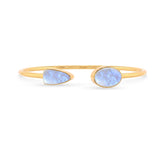 rainbow moonstone cab bracelet