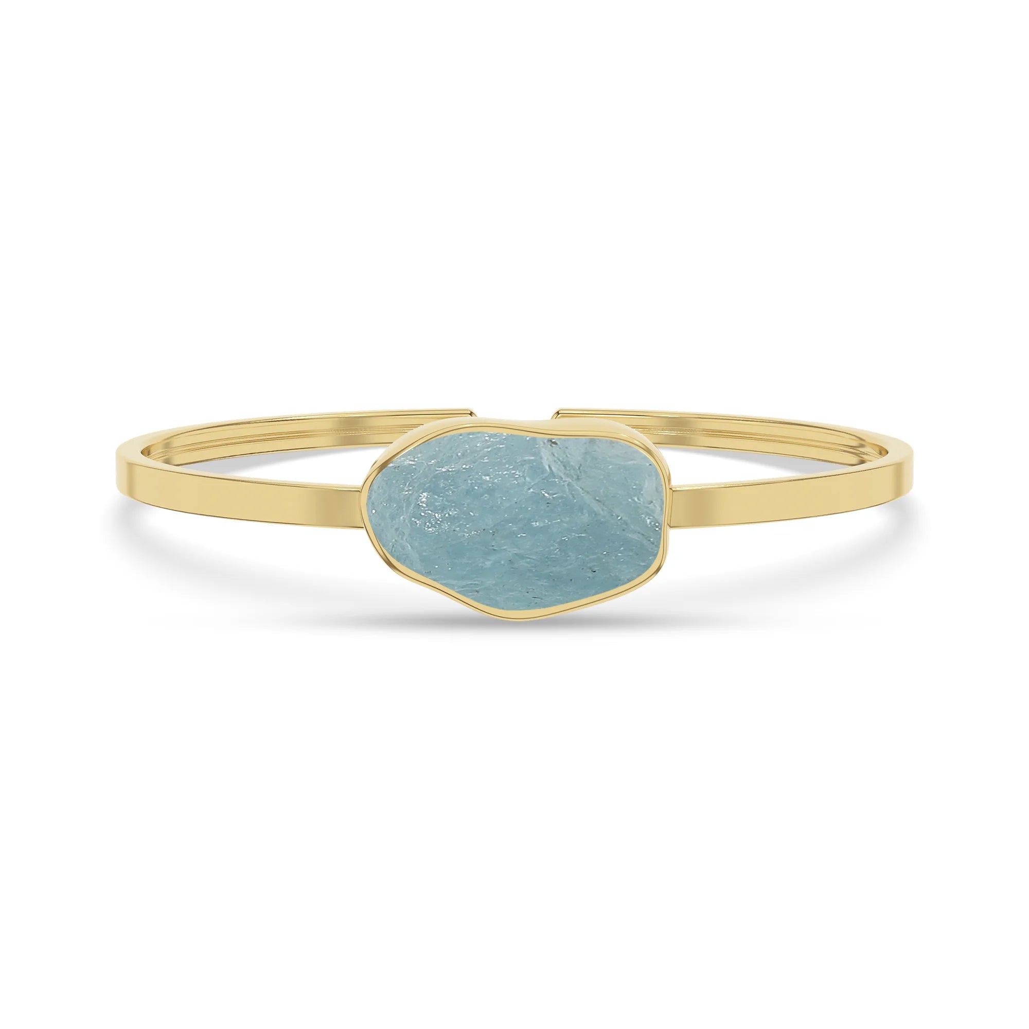 aquamarine rough bracelet