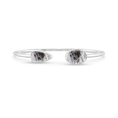 dendritic opal cab bracelet