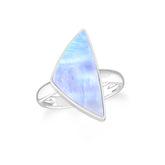 purple-moonstone bezel-set ring