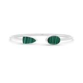 malachite cab bracelet