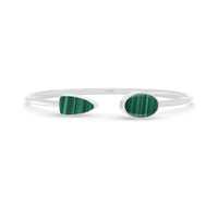 malachite cab bracelet