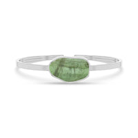 green-tourmaline rough bracelet