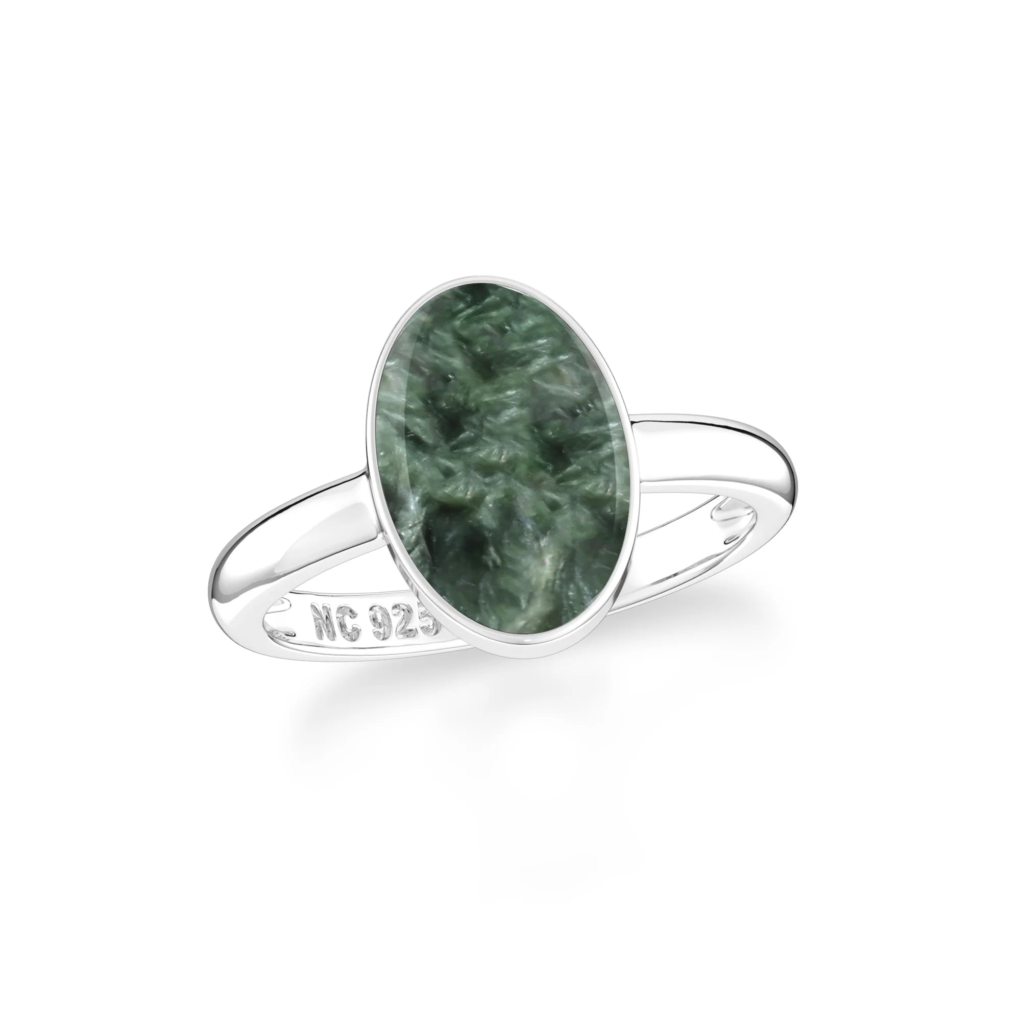 rose quartz bezel-set ring
