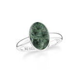 rose quartz bezel-set ring