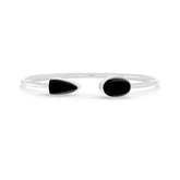 black onyx cab bracelet