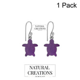 amethyst slice earrings