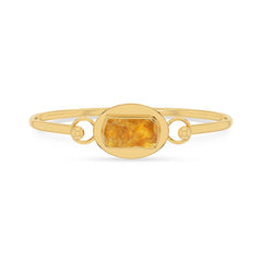 citrine rough bracelet