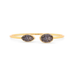 black fossil coral cab bracelet