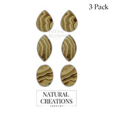 schalenblende cab earrings