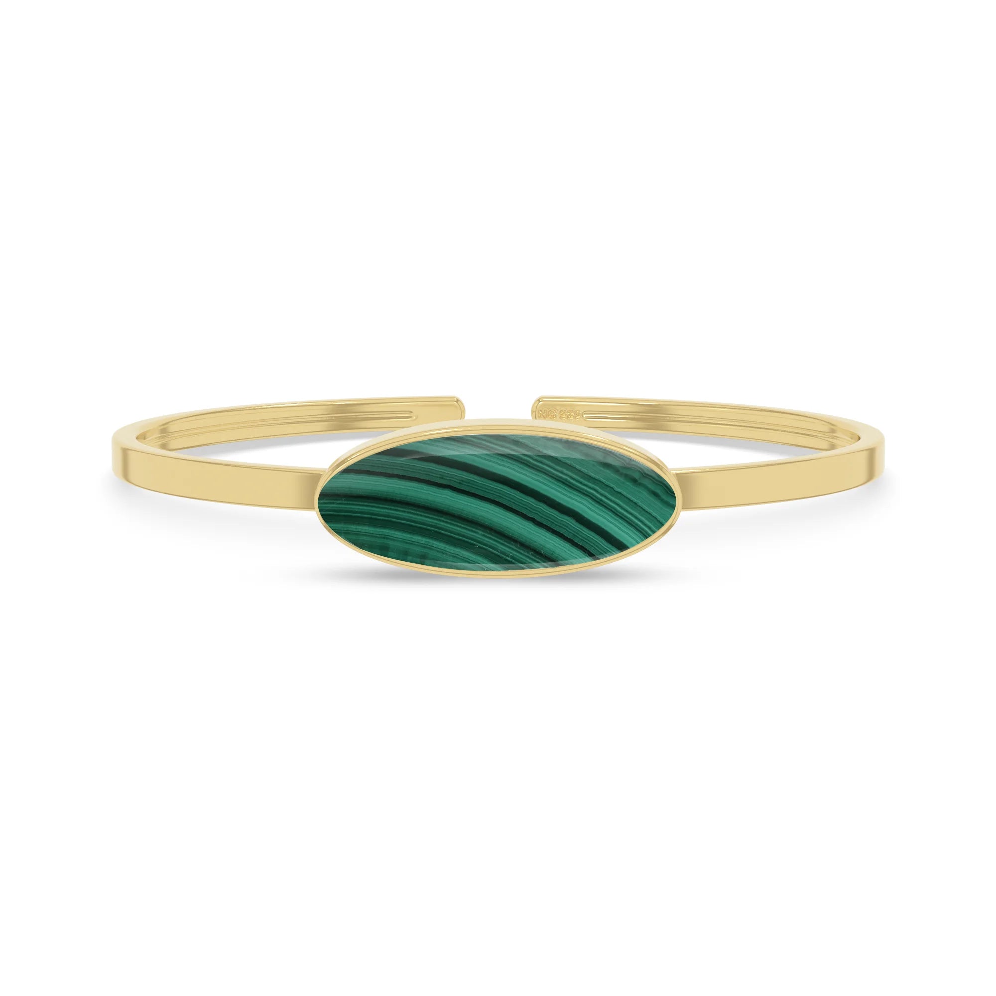 malachite rough bracelet