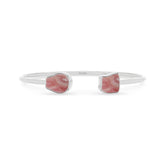 rhodochrosite twister bracelet