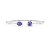 tanzanite cut bracelet