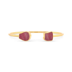 pink tourmaline twister bracelet
