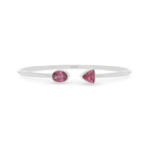pink tourmaline cut bracelet