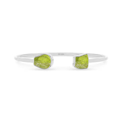 peridot twister bracelet