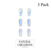 rainbow moonstone earrings