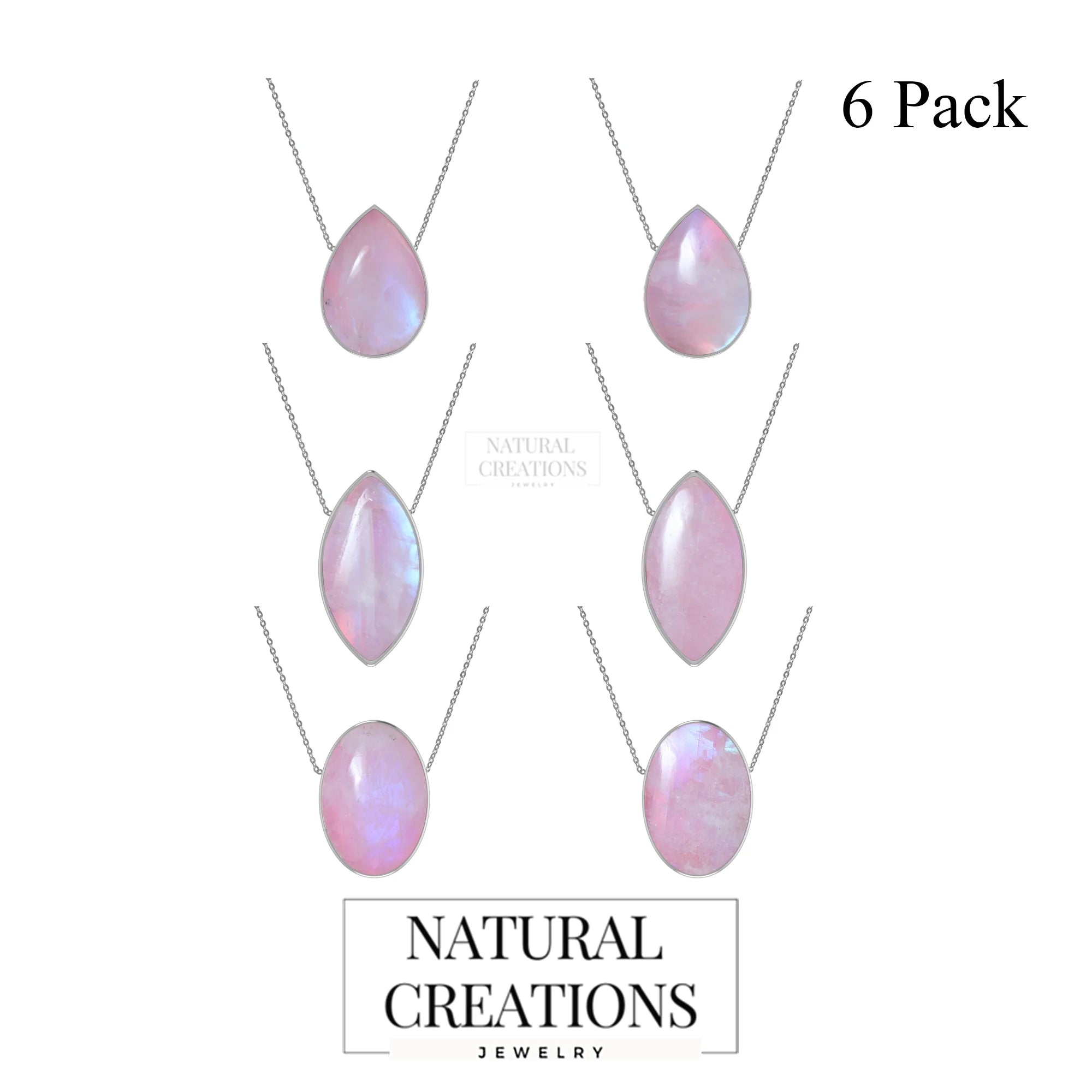 pink moonstone pendant