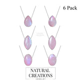 pink moonstone pendant