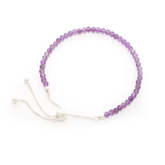amethyst cut bracelet