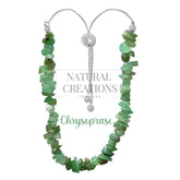 chrysoprase rough bracelet
