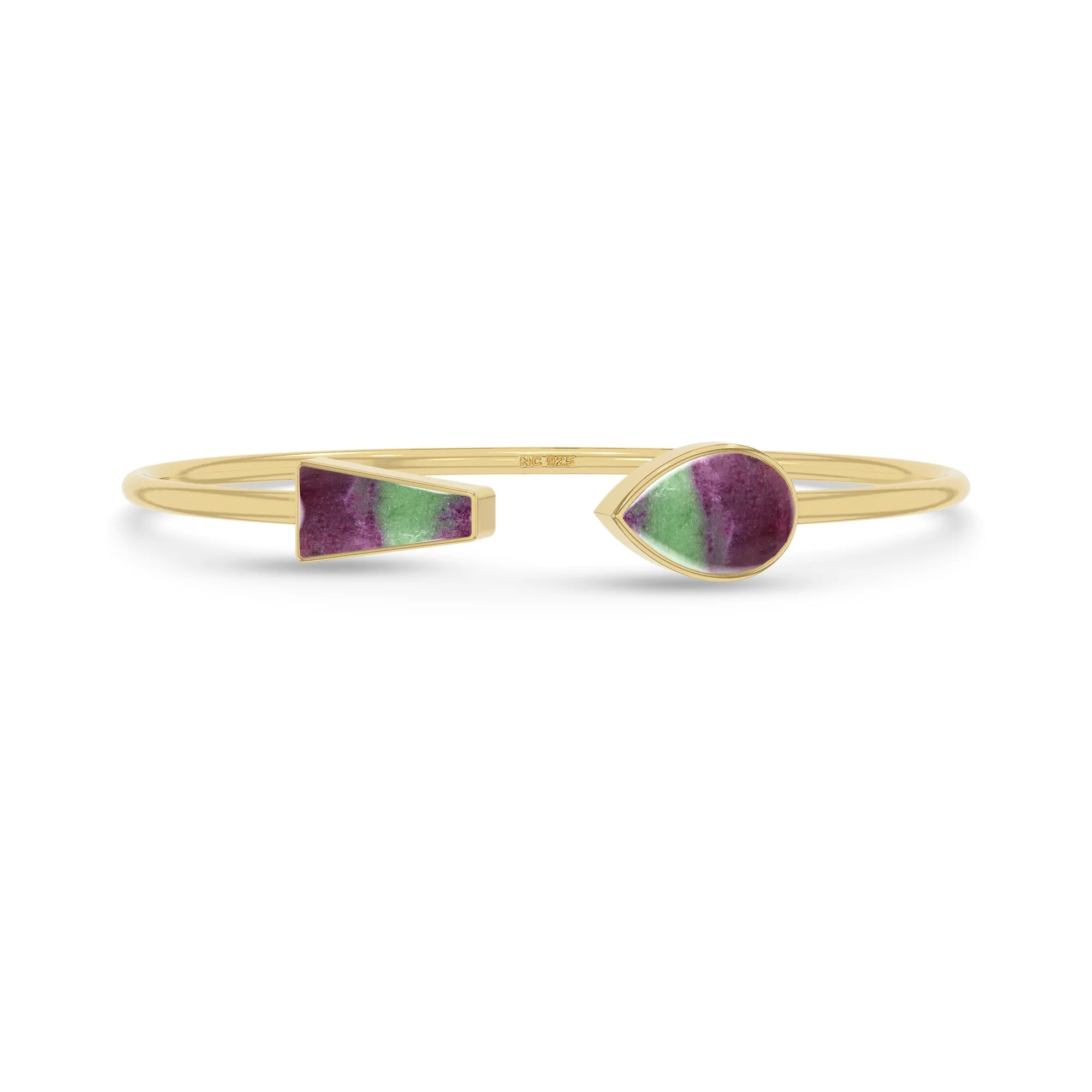 ruby zoisite cab bracelet